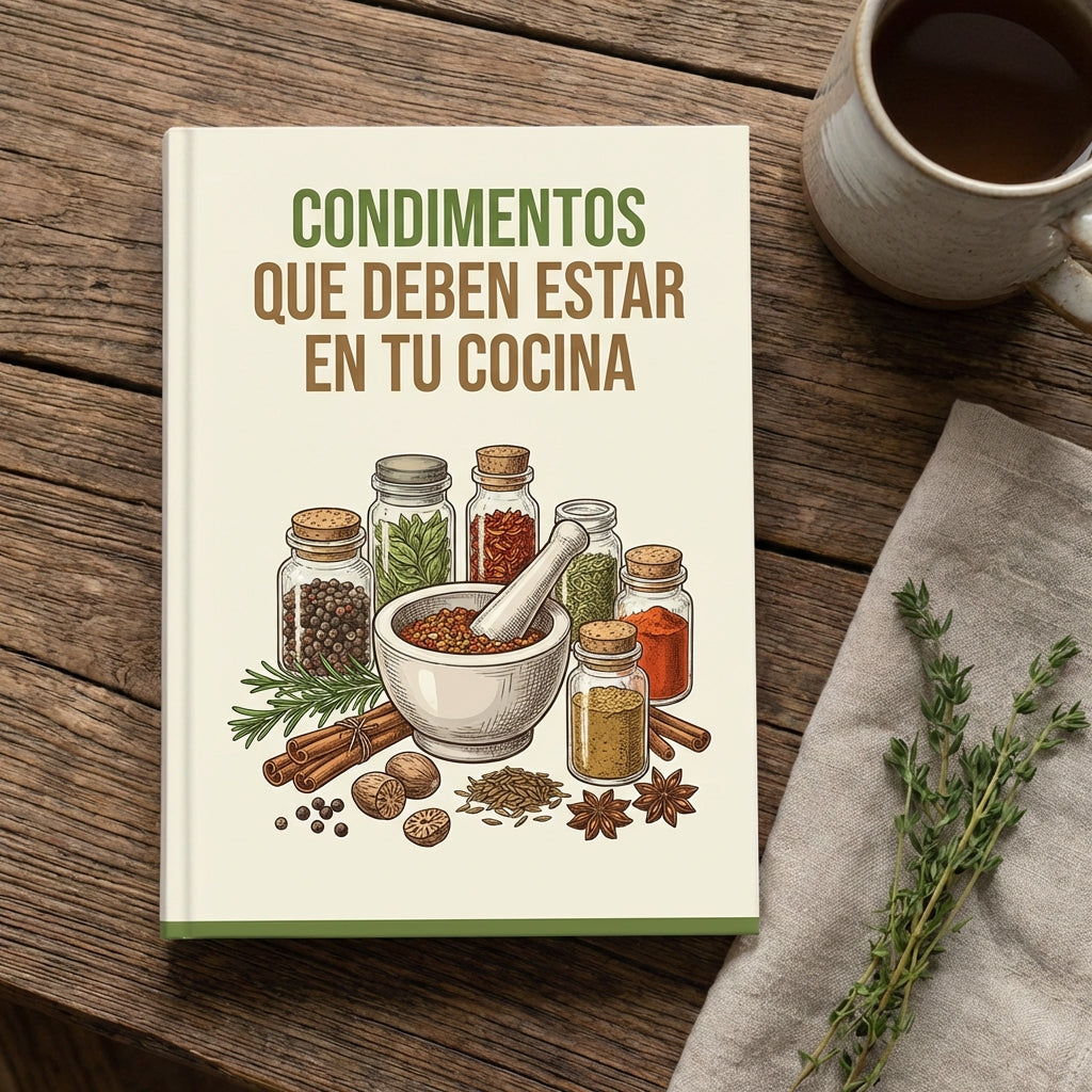Condimentos que no pueden faltar en tu cocina
