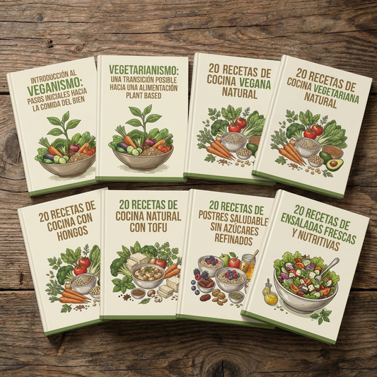 Pack Plant-Based Completo: 200+ Recetas Veganas para Perder Peso, Ganar Energía y Dejar los Ultraprocesados